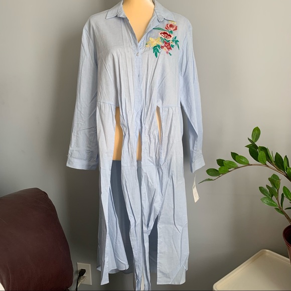 ZARA SHIRT DRESS SIZE M - Picture 9 of 9